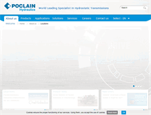 Tablet Screenshot of poclain-hydraulics.us